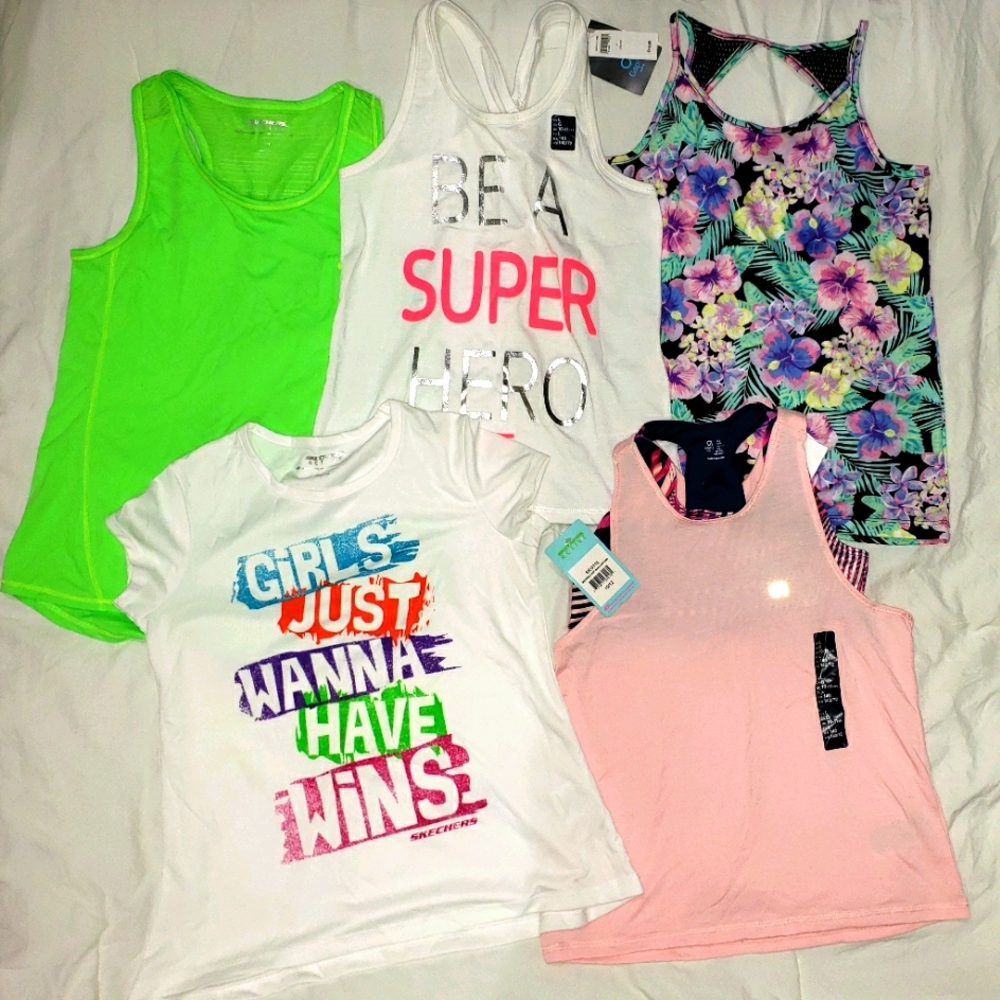 4 **Brand New** work out tops
